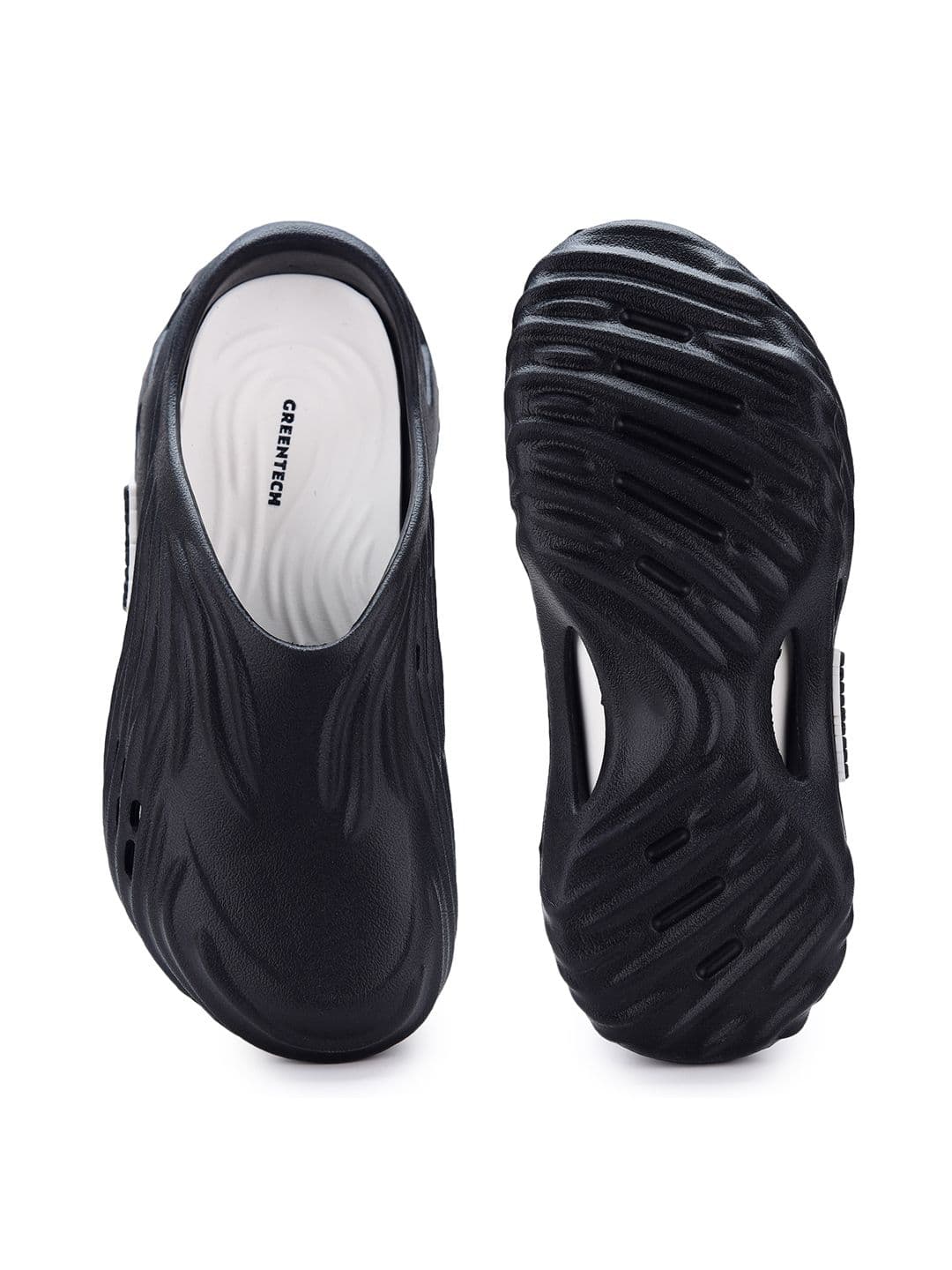 Greentech Men Slip-On Greentech Wave Self Design Clogs thumbnail 7