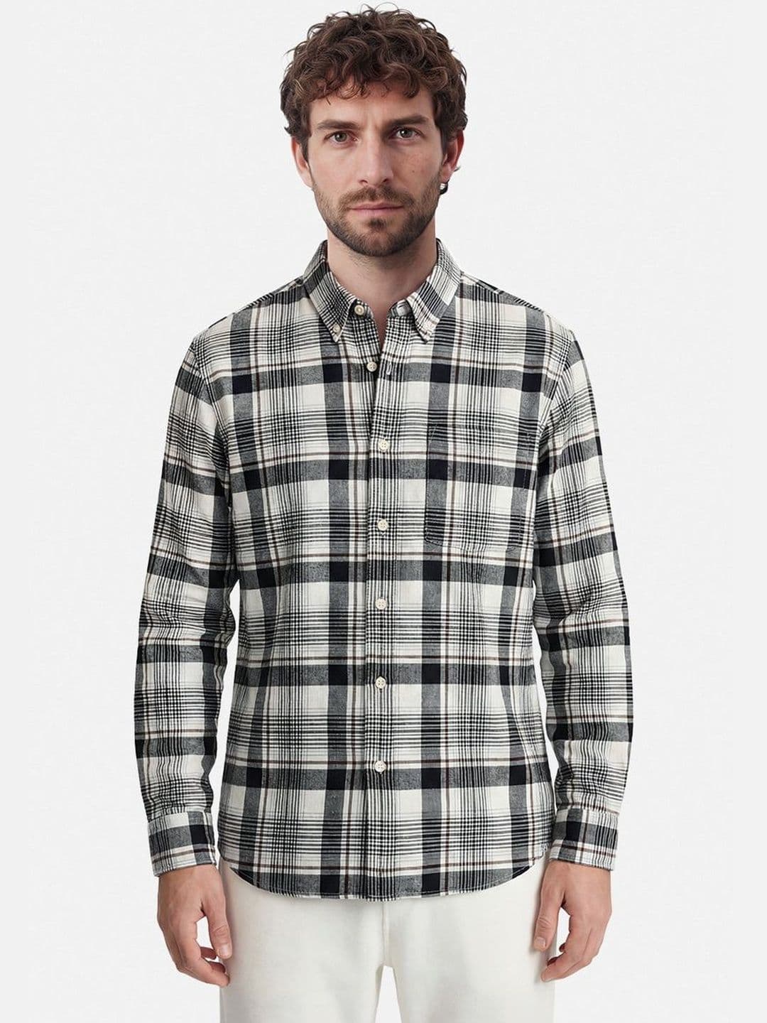 Snitch Men Tartan Checks Checked Casual Shirt thumbnail 5