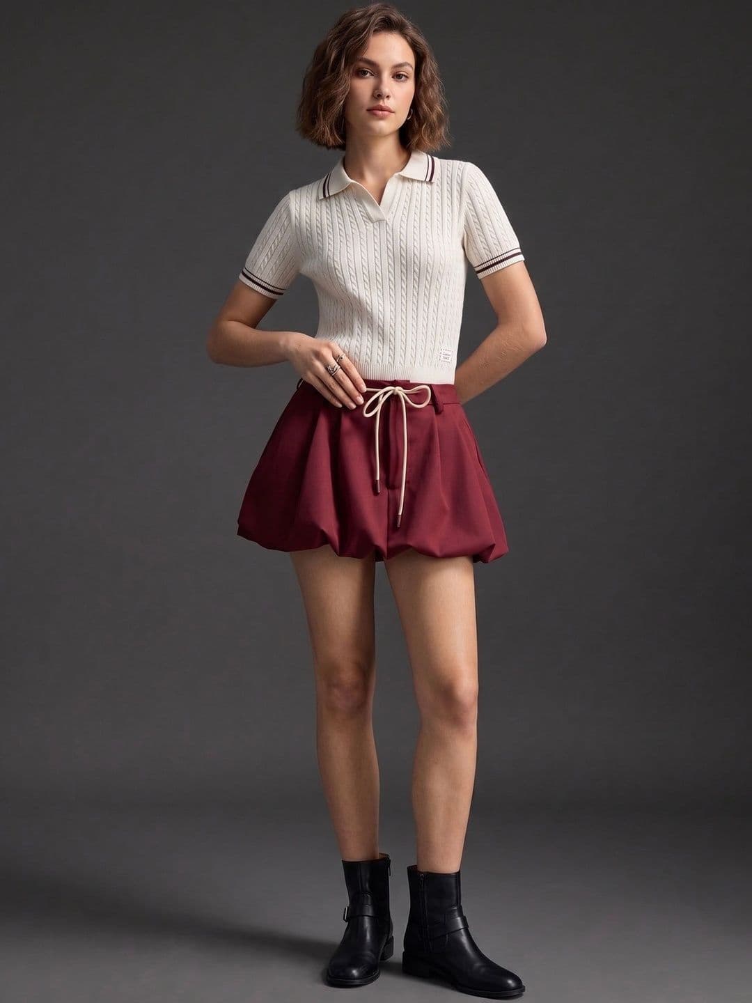 Roadster Women Sleek Utility Mini Balloon Skirt thumbnail 2