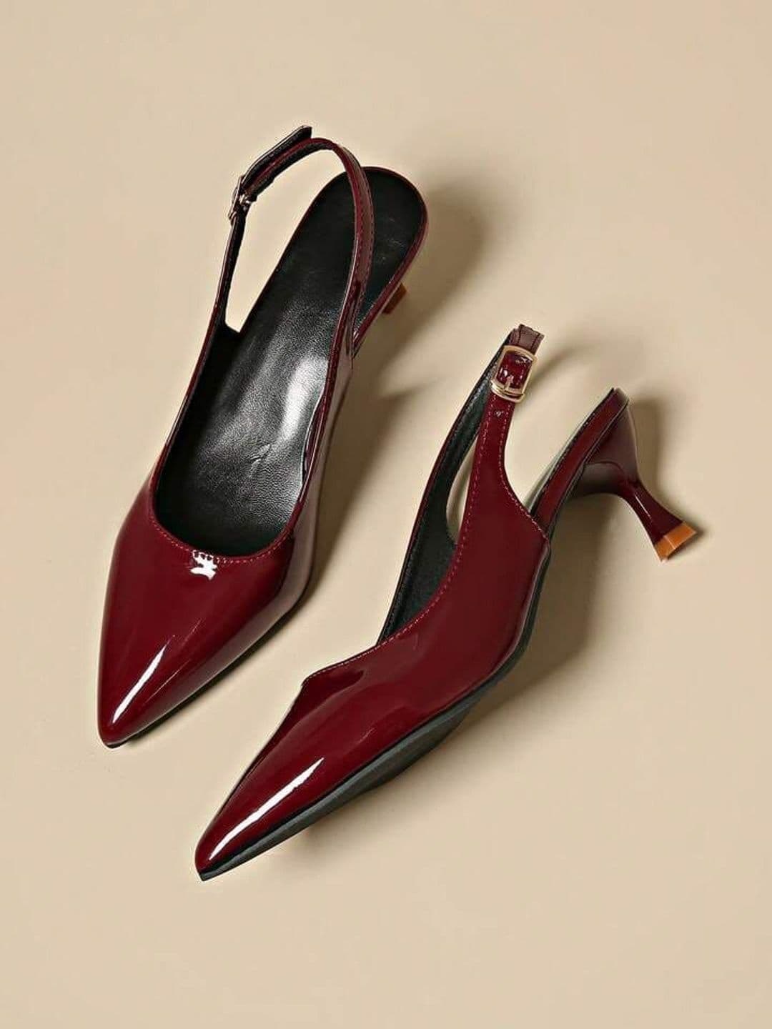 ALLEYSTRAP Party Kitten Pumps with Buckles - view 1