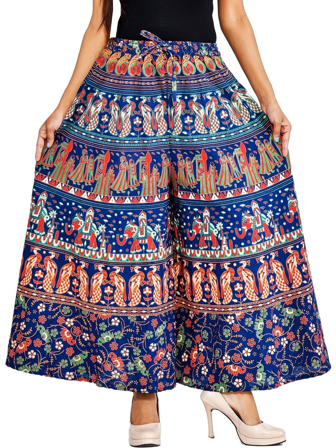 SAMJHI Women Ethnic Motifs Printed Ethnic Palazzos - view 1