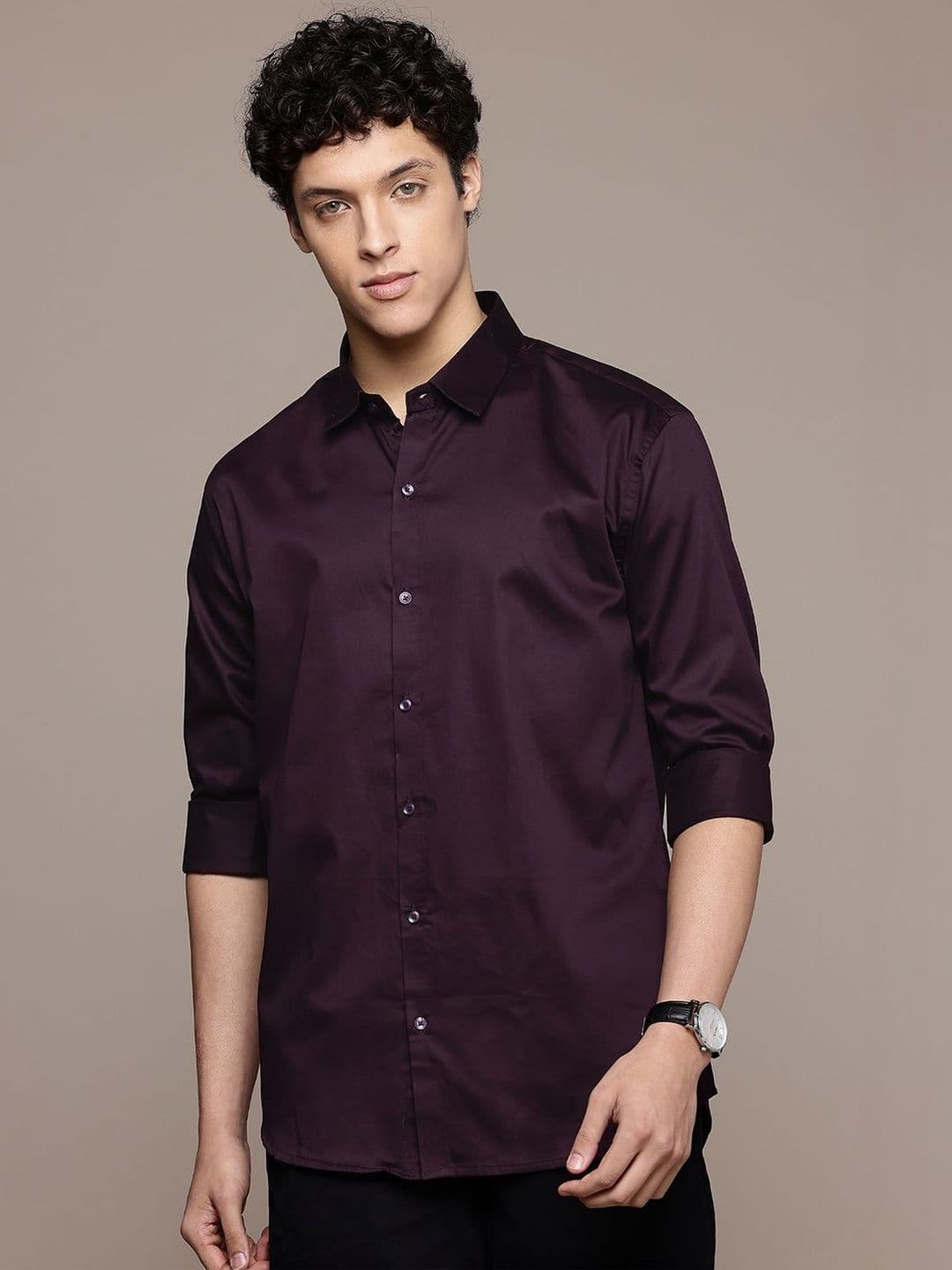 Mast & Harbour Men Slim Fit Casual Shirt thumbnail 3