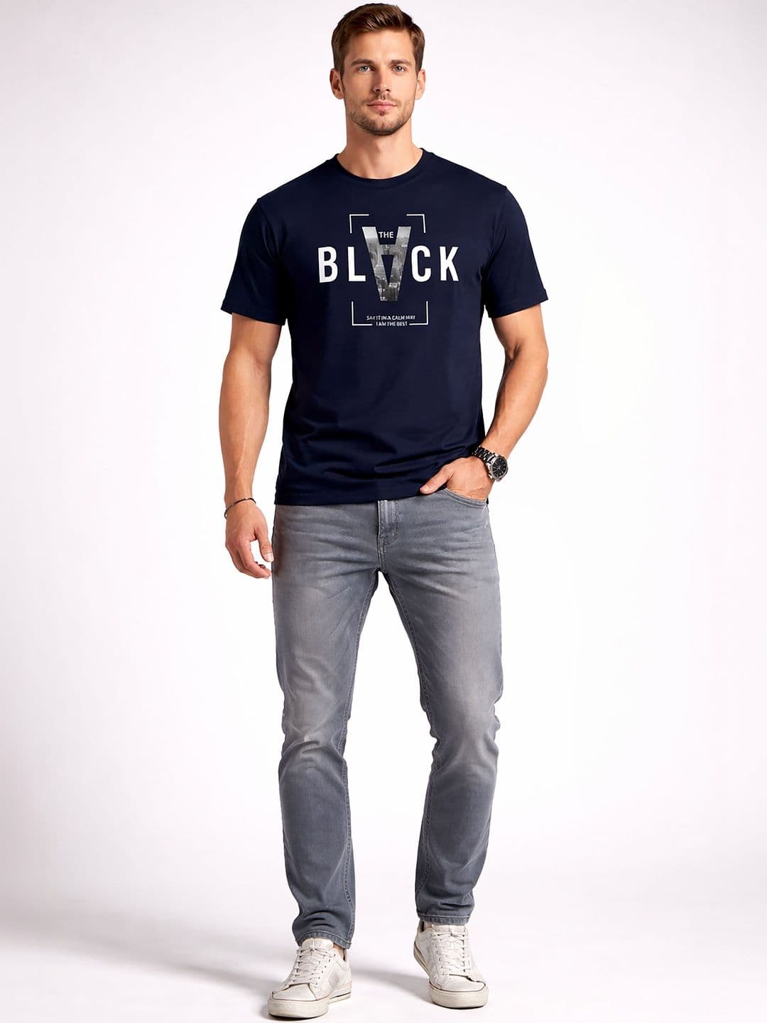 THE BEETEL HOUSE Men Typography Printed T-shirt thumbnail 4