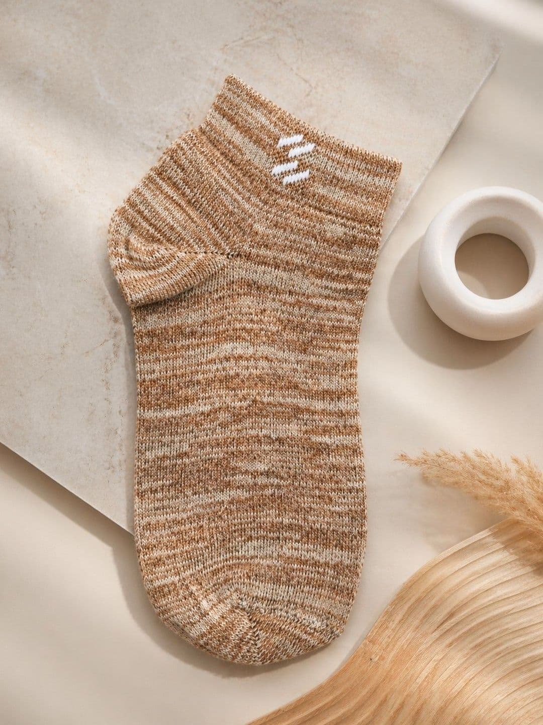Sloxie Unisex Pack of 5 Cotton Assorted Patterned Ankle Length Socks thumbnail 6