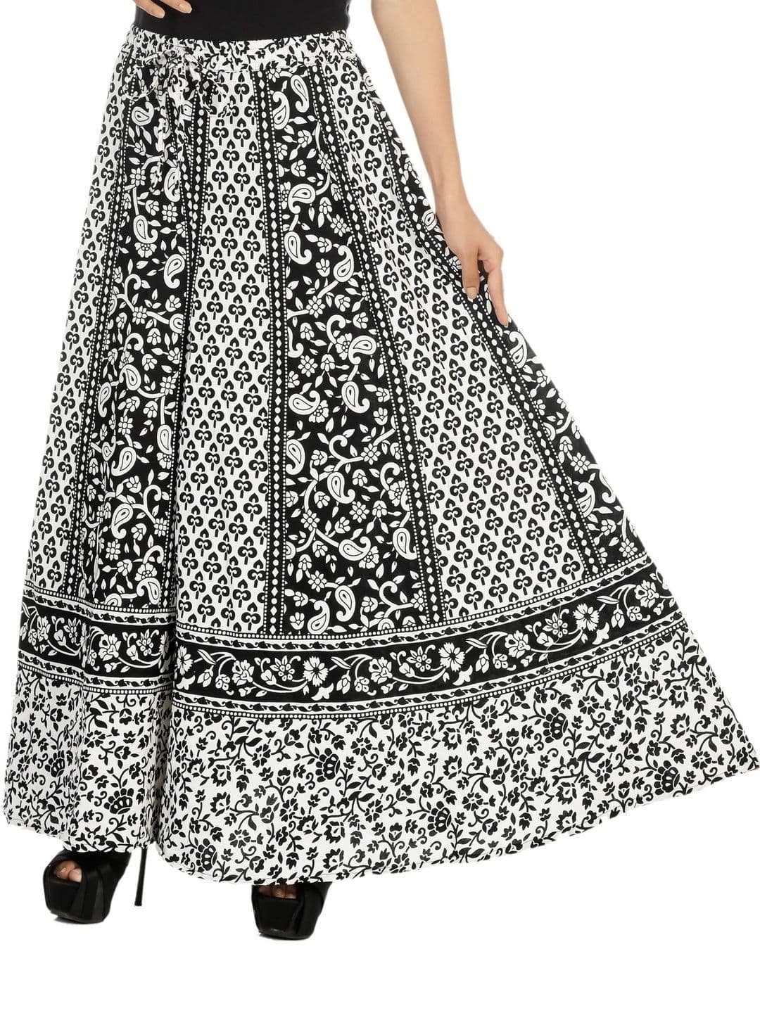 SAMJHI Women Ethnic Motifs Printed Ethnic Palazzos thumbnail 2