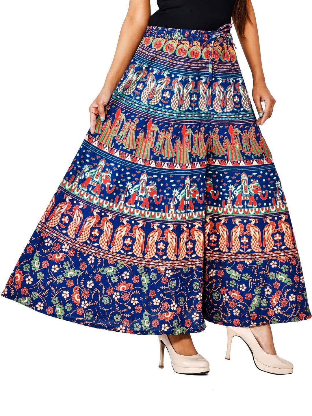 SAMJHI Women Ethnic Motifs Printed Ethnic Palazzos thumbnail 3