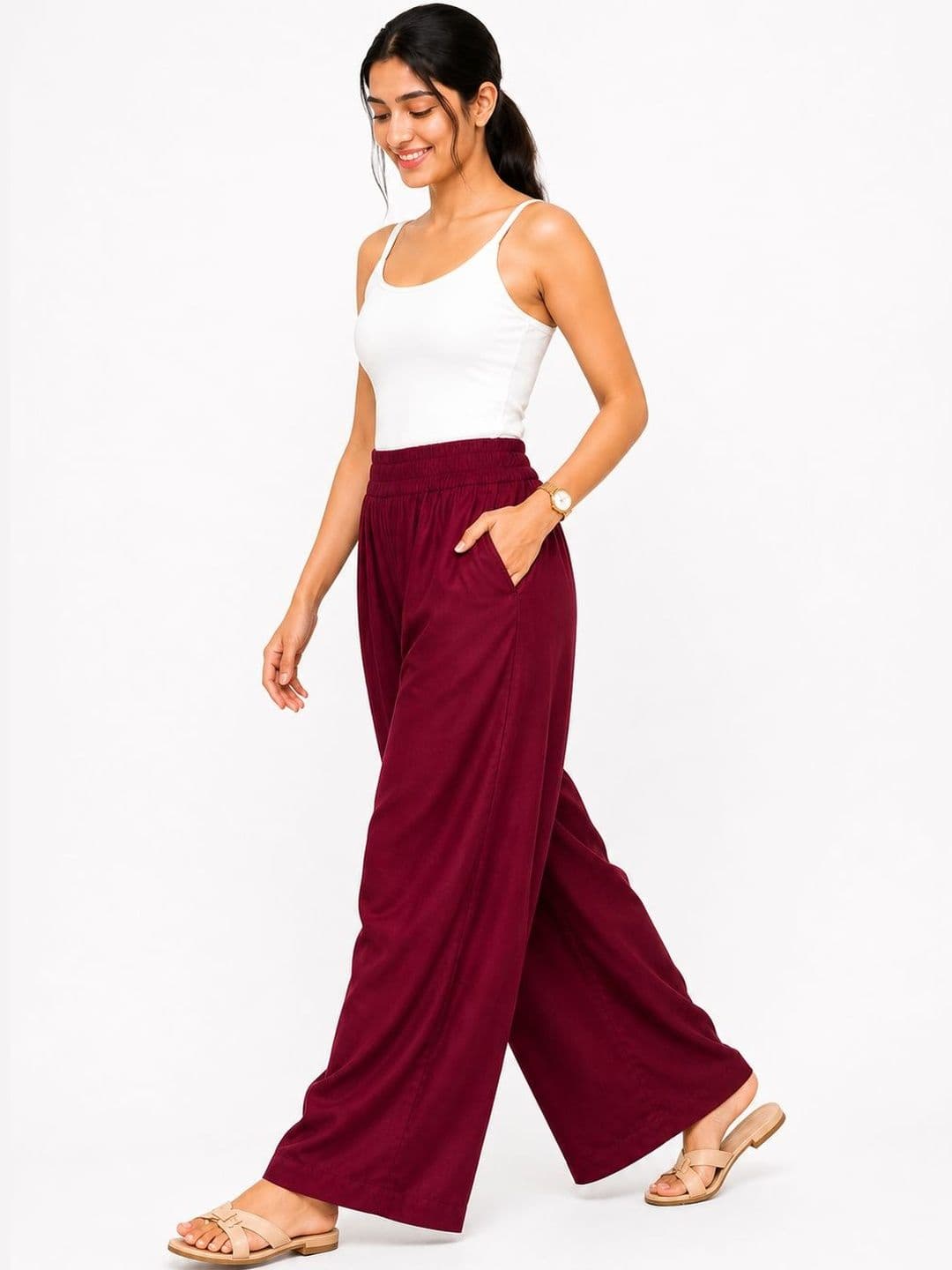 ZARISTAA Women Ethnic Palazzos thumbnail 5