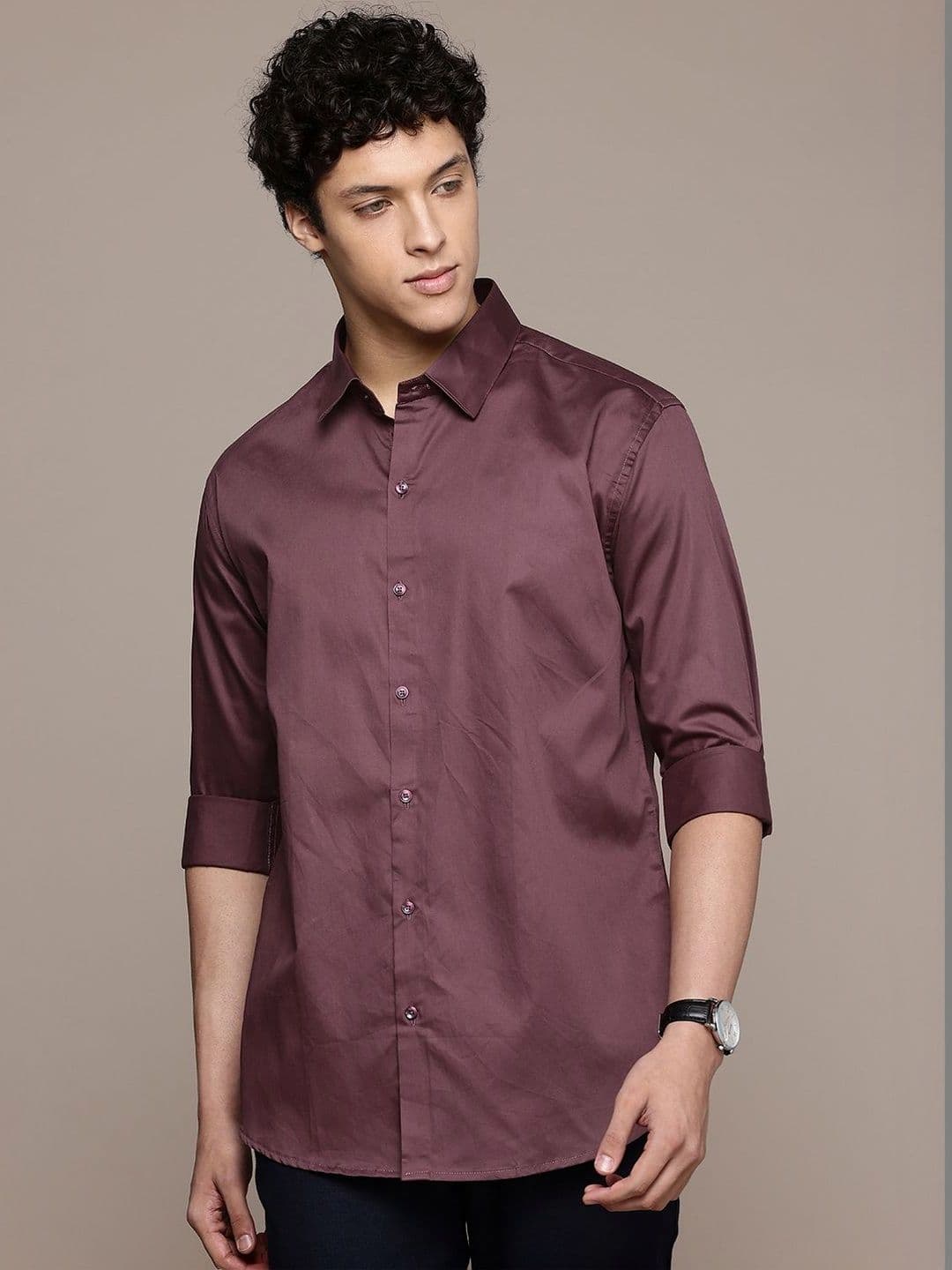 R.Code by The Roadster Life Co. Men Slim Fit Casual Shirt thumbnail 2
