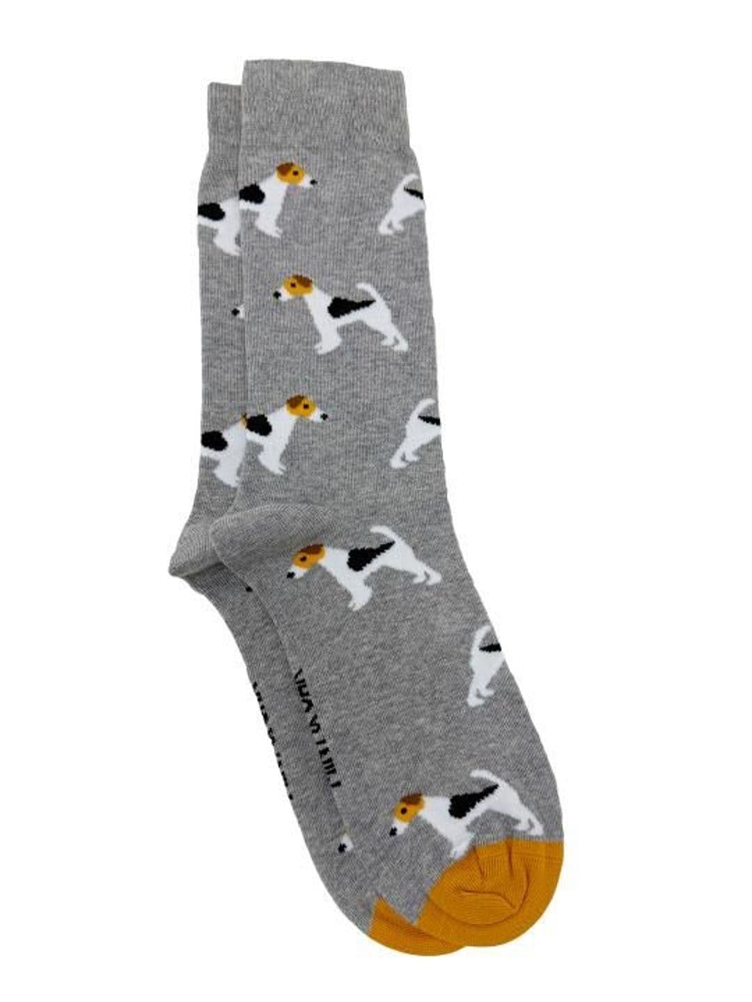 Mint & Oak Men Cotton Blend Patterned Ankle Length Socks thumbnail 4