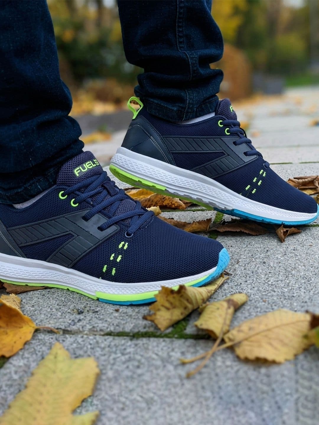 FUEL Men Mesh Running Non-Marking Shoes - view 1