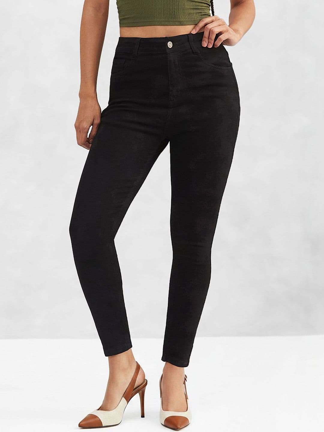 Mast & Harbour Women Od Skinny High Rise Clean Look Regular Stretchable Denim Jeans - view 1