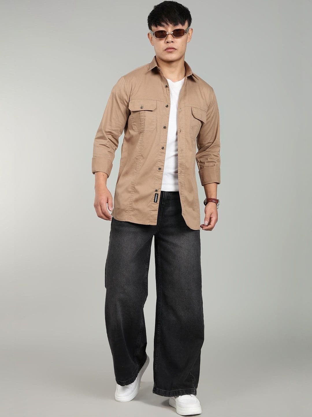 FABRIPPLE Men Classic Casual Shirt thumbnail 2