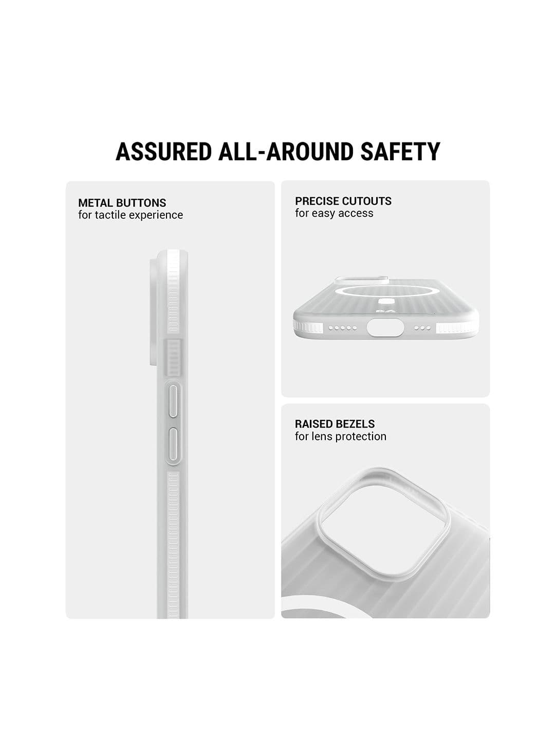 DailyObjects White Beam 2.0 MagSafe Phone Case Cover for iPhone 14 Plus thumbnail 3