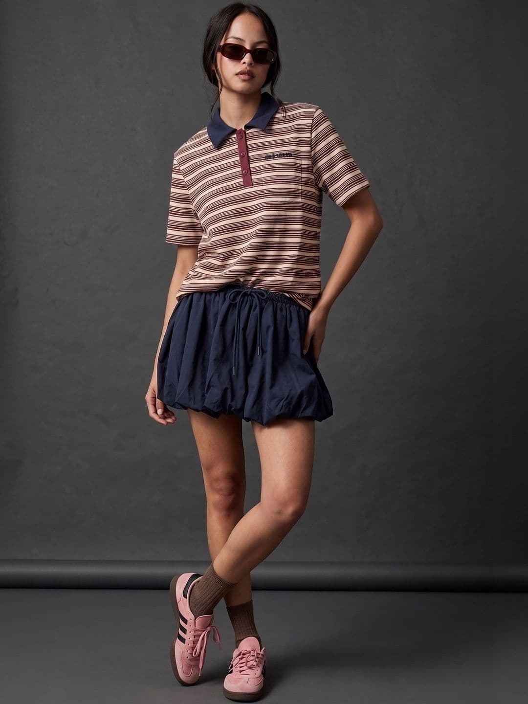 Roadster Women Korean Mini Balloon Skirt thumbnail 3