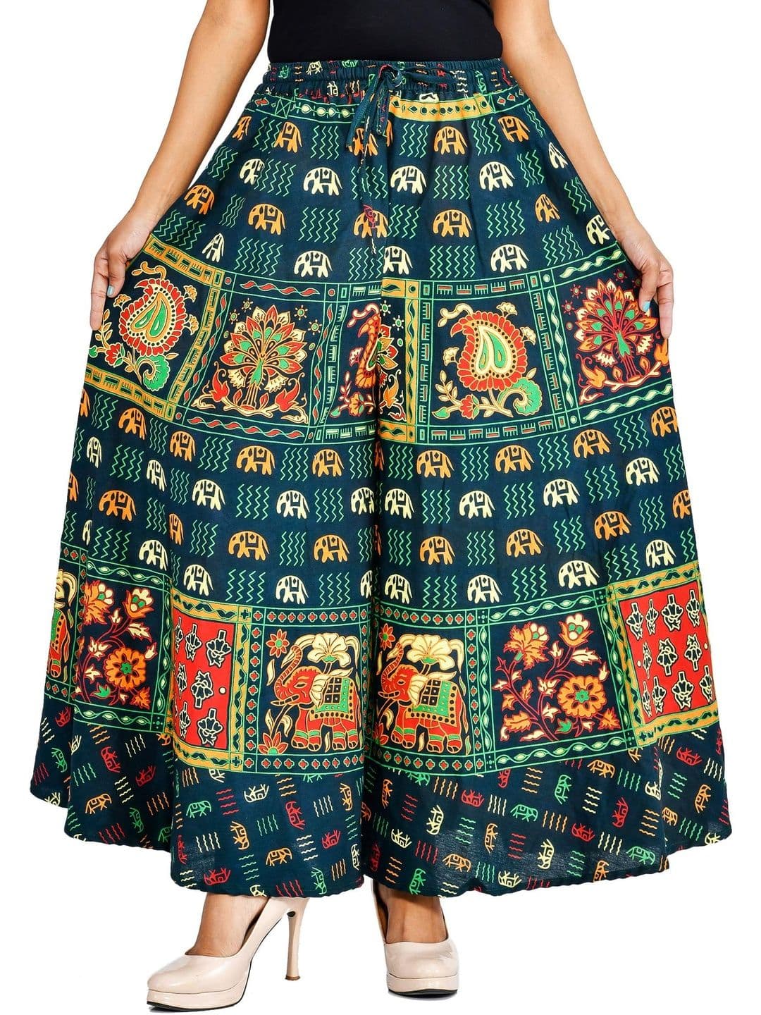 SAMJHI Women Ethnic Motifs Printed Ethnic Palazzos - view 1