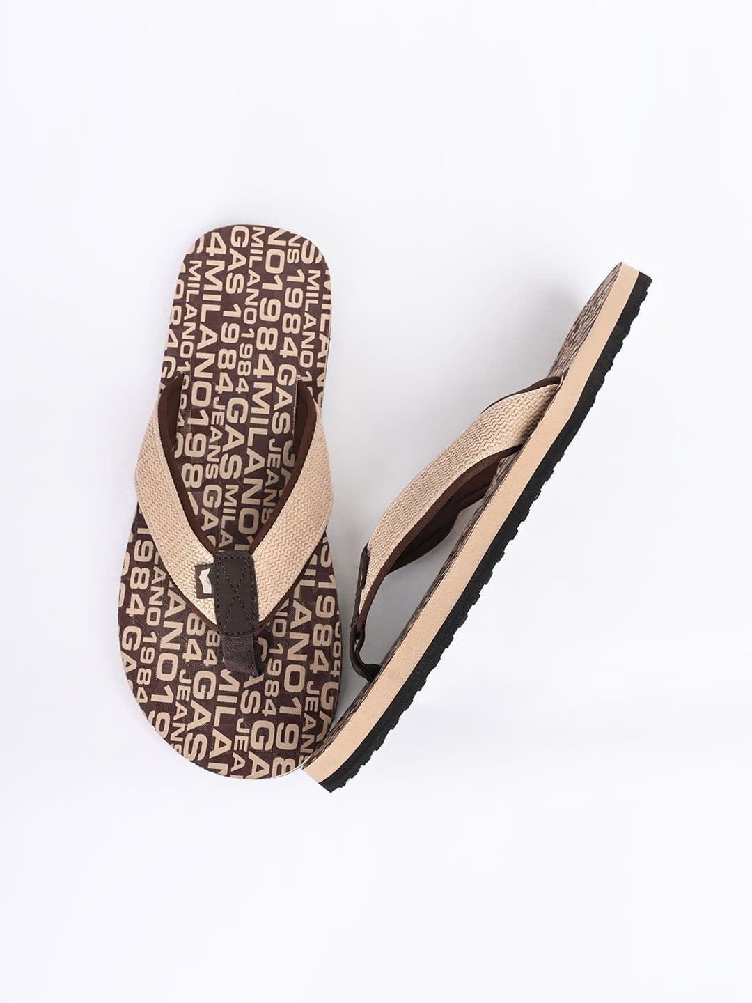 GAS Men StreetGrain Brown FlipFlops thumbnail 5