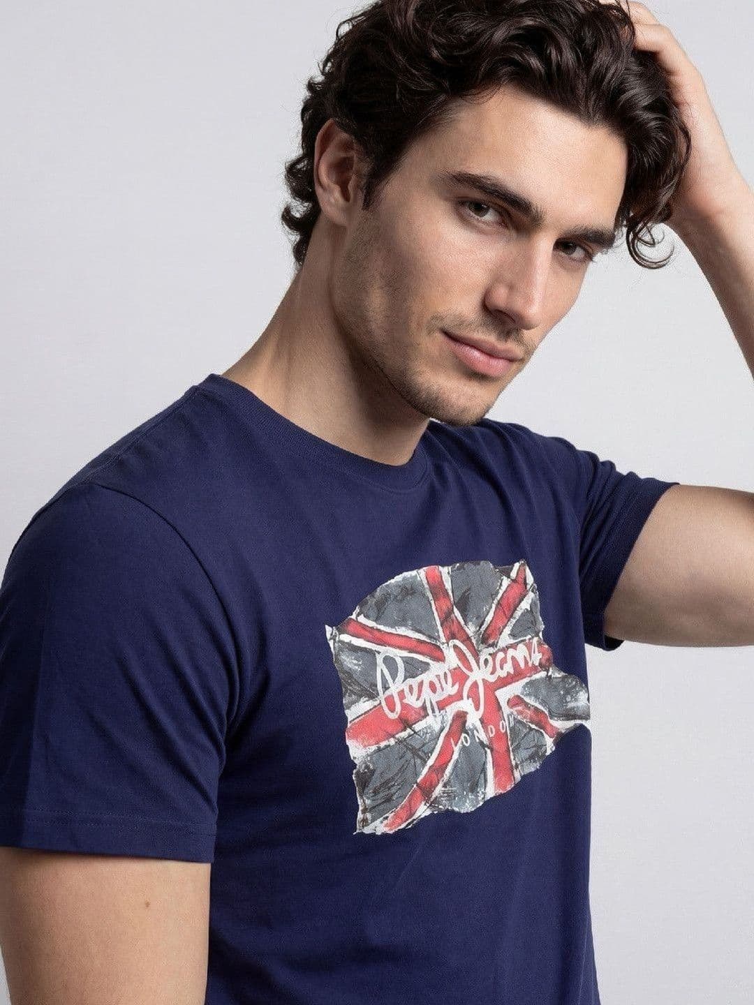 Pepe Jeans Men Printed Slim Fit T-shirt thumbnail 5