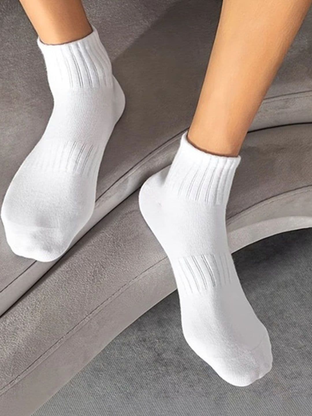 BEAR&BEYOND Men Pack of 3 Cotton Ankle Length Socks thumbnail 5