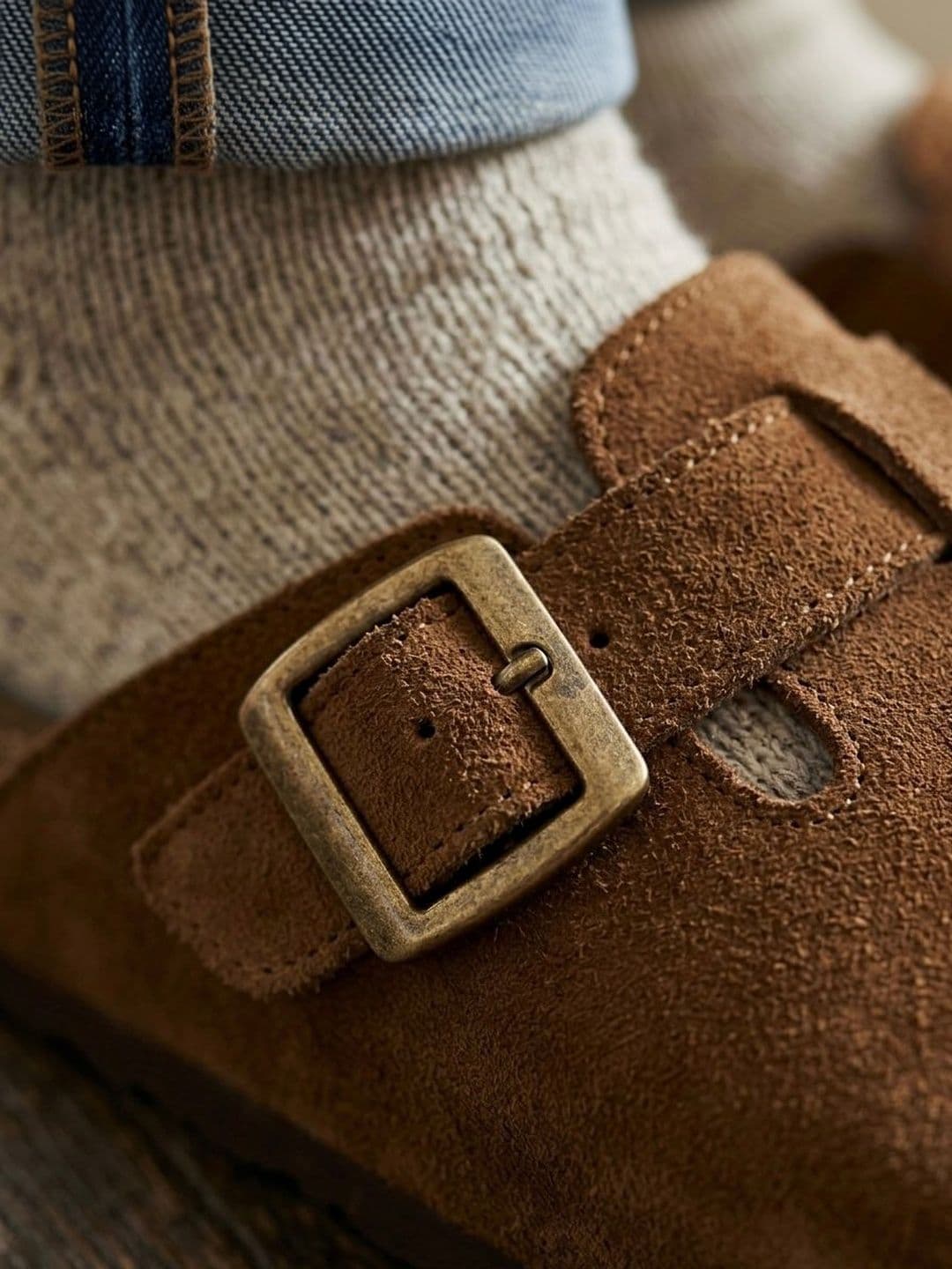 Corsac Men Suede Clogs Sandals thumbnail 4