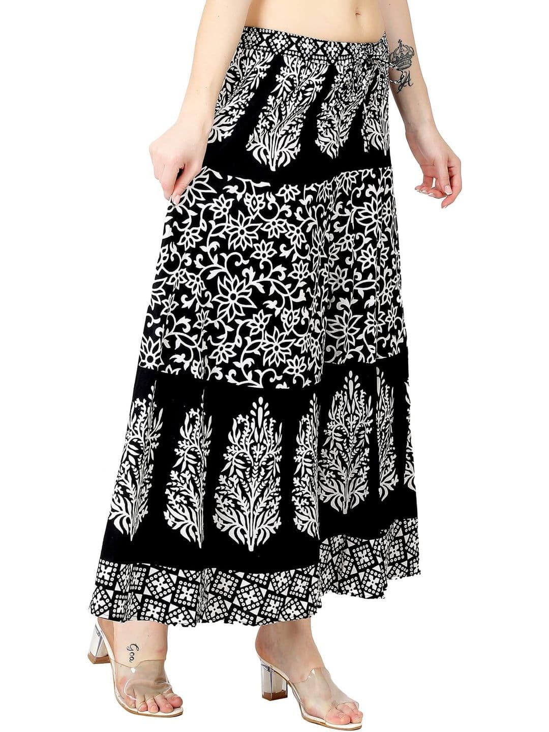 SAMJHI Women Ethnic Motifs Printed Ethnic Palazzos thumbnail 4