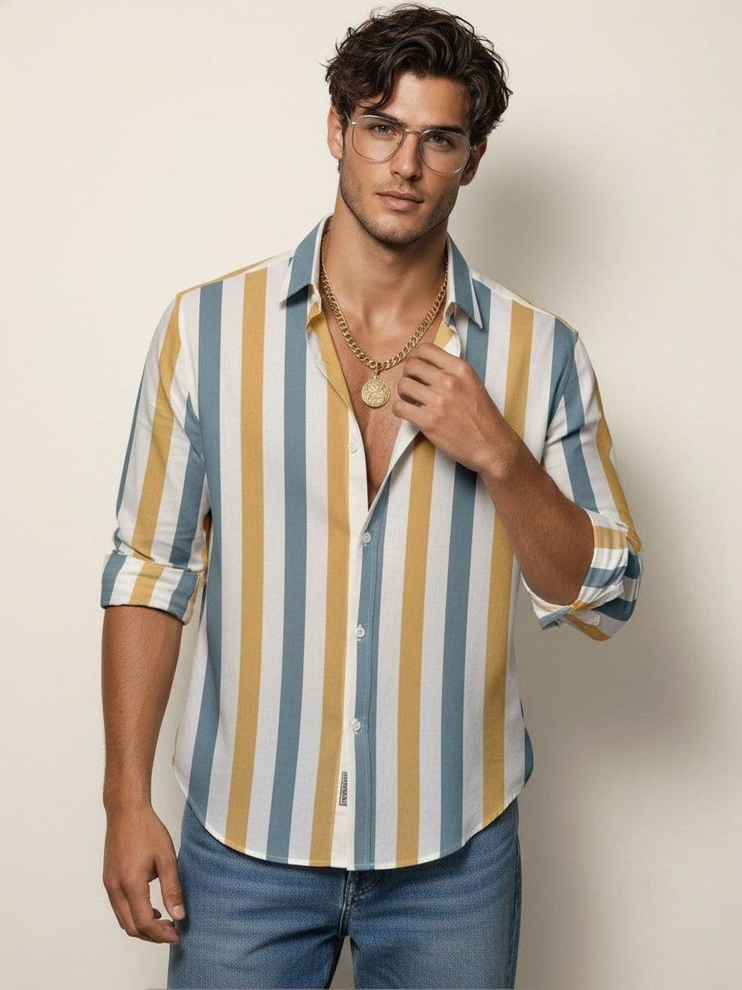 HERE&NOW Men Comfort Striped Casual Shirt - view 1