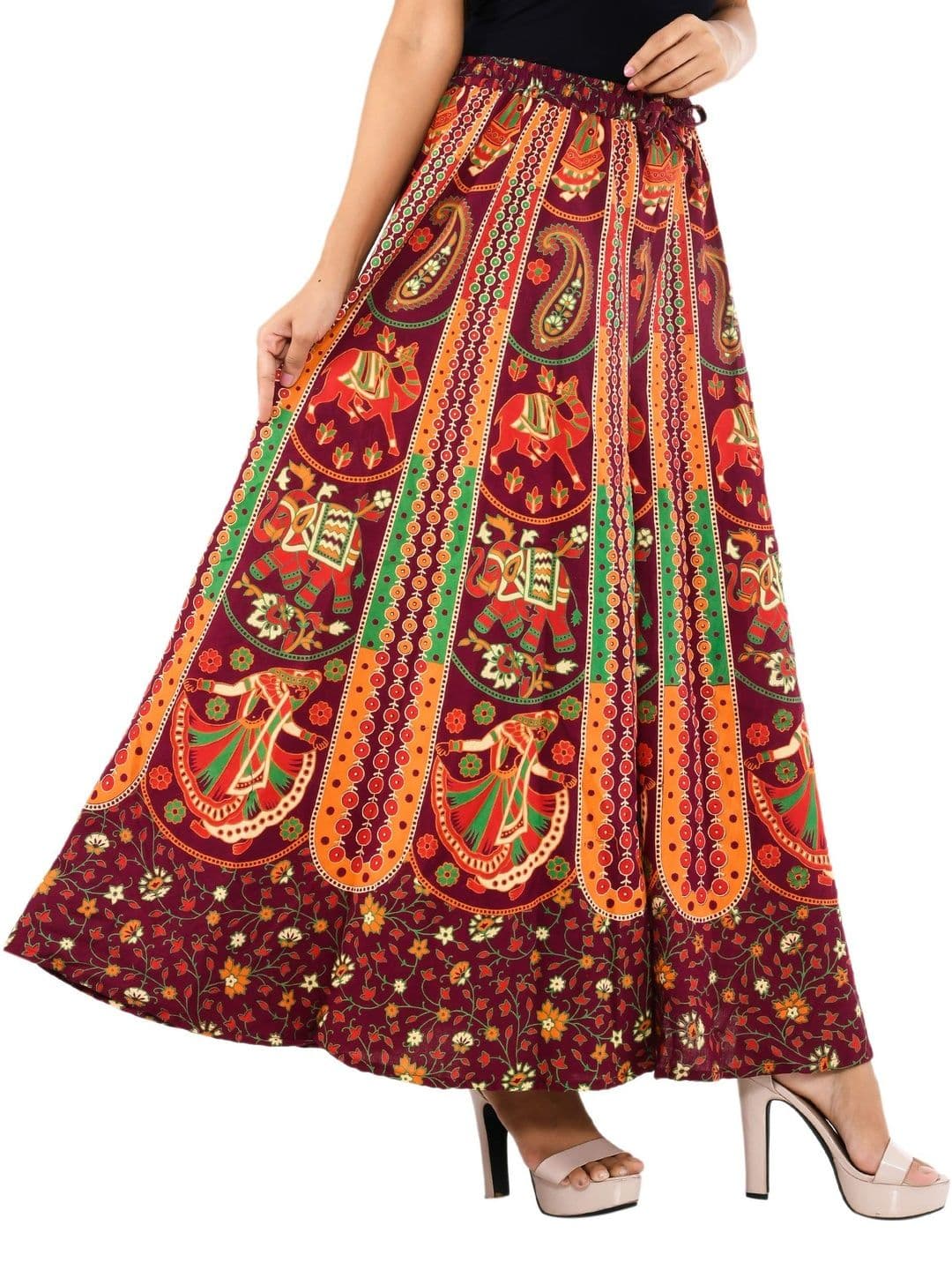 SAMJHI Women Ethnic Motifs Printed Ethnic Palazzos thumbnail 5