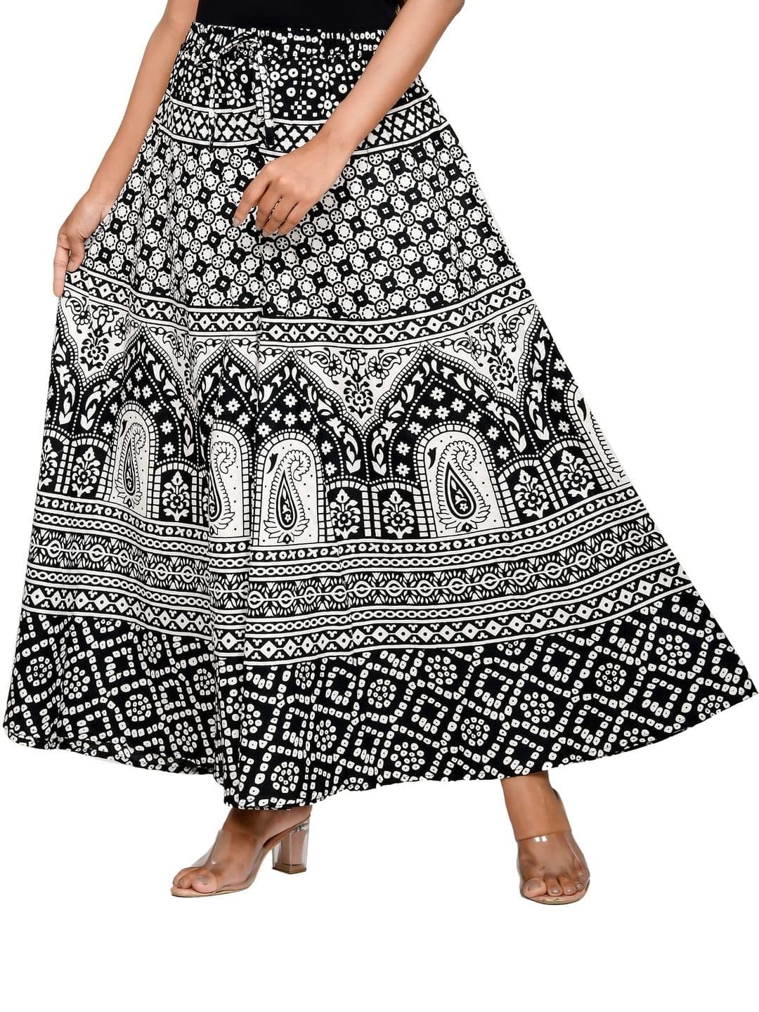 SAMJHI Women Ethnic Motifs Printed Ethnic Palazzos thumbnail 4