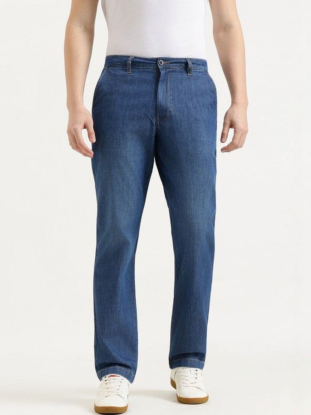 United Colors of Benetton Men Relaxed Fit Mid-Rise Jeans - view 1