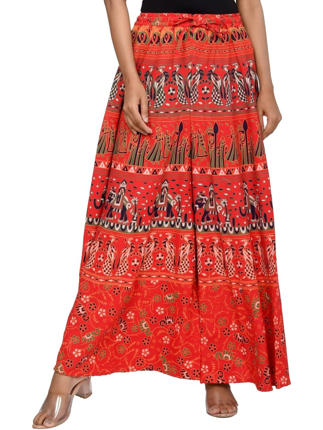 SAMJHI Women Ethnic Motifs Printed Ethnic Palazzos thumbnail 3