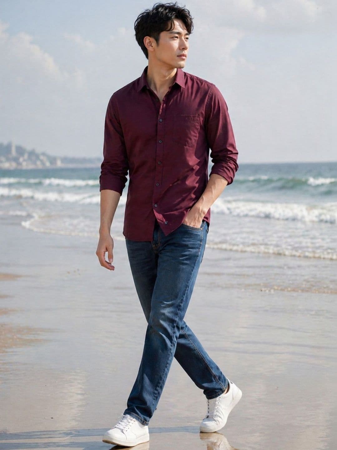 R.Code by The Roadster Life Co. Men Premium Casual Shirt thumbnail 2
