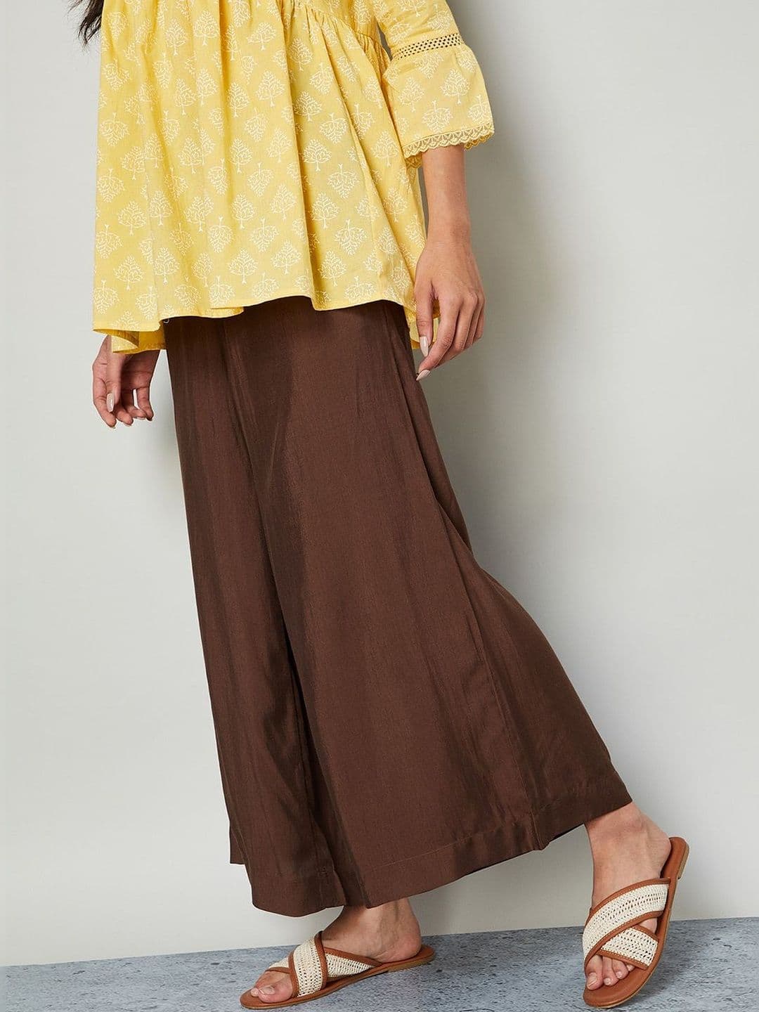 Melange by Lifestyle Women Flared Ethnic Palazzos - view 1
