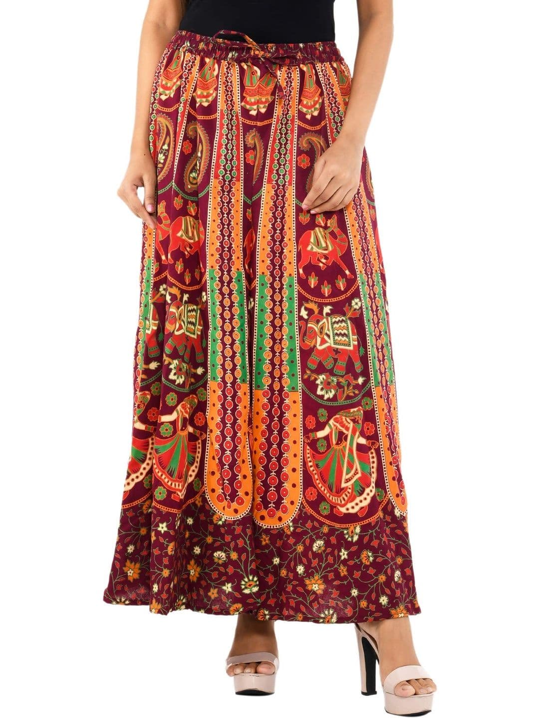 SAMJHI Women Ethnic Motifs Printed Ethnic Palazzos thumbnail 3