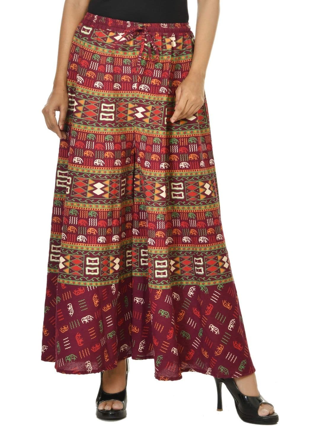 SAMJHI Women Ethnic Motifs Printed Ethnic Palazzos thumbnail 2