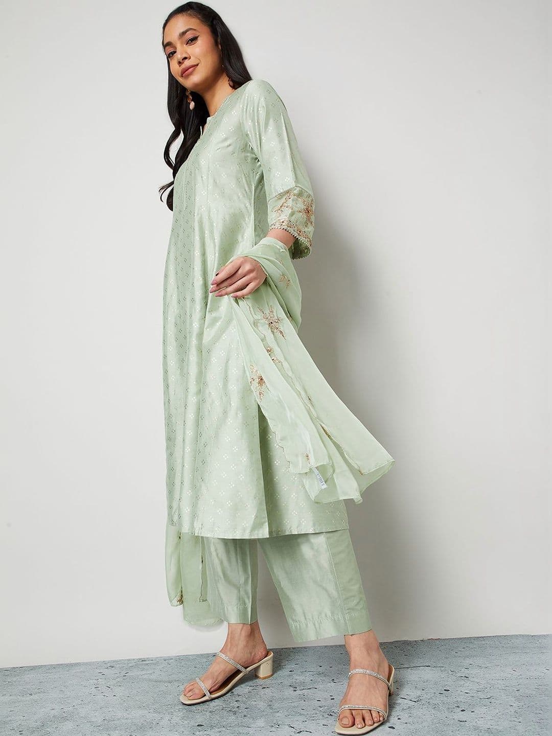 Melange by Lifestyle Women Flared Ethnic Palazzos thumbnail 6