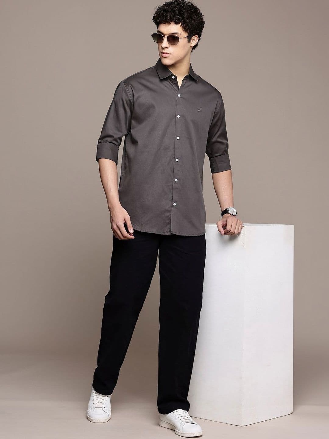 R.Code by The Roadster Life Co. Men Slim Fit Casual Shirt thumbnail 3