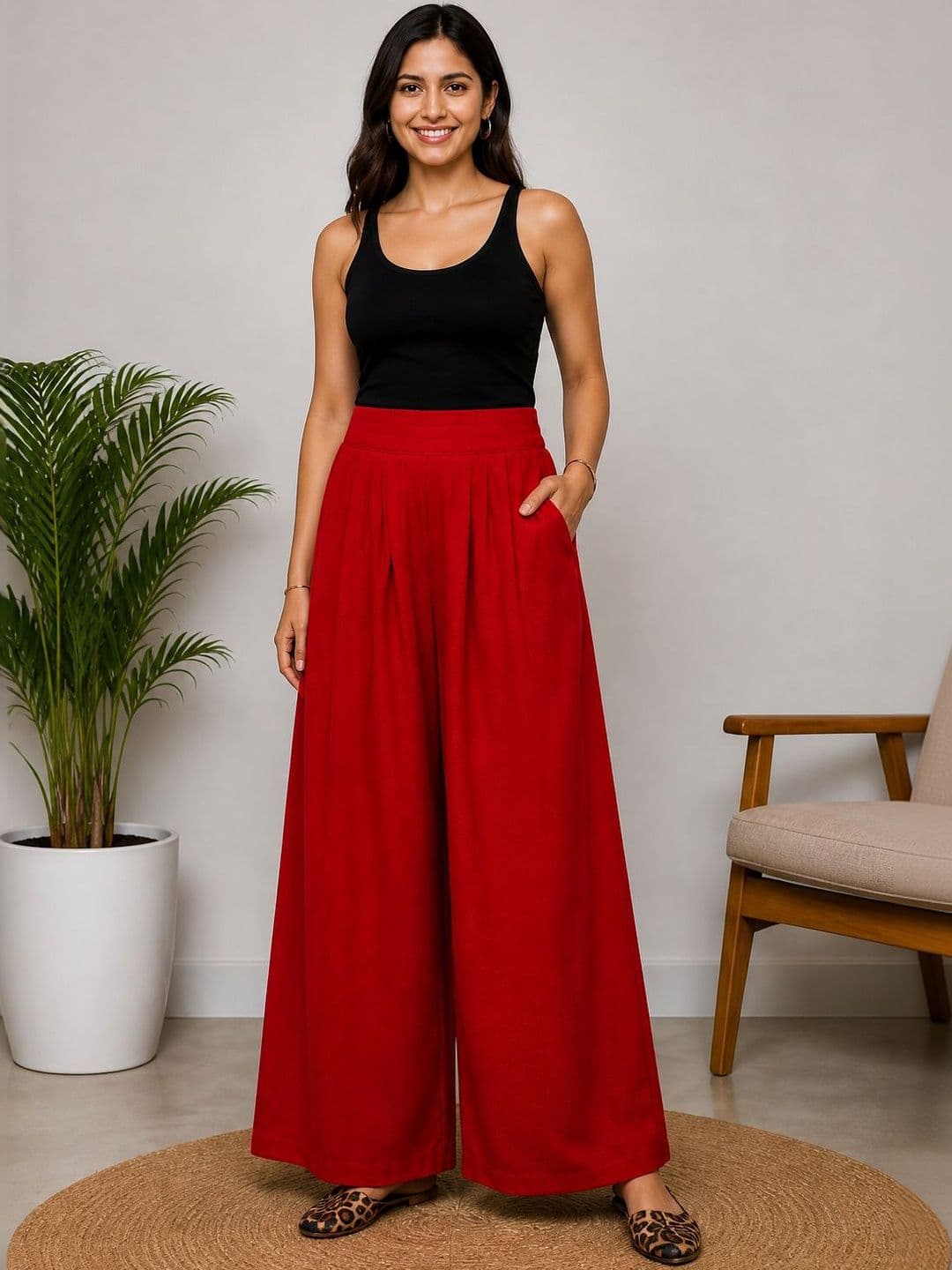 ZARISTAA Women Palazzos thumbnail 3