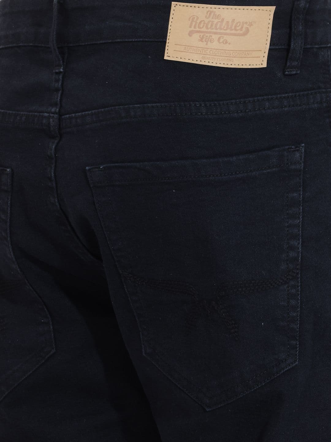 The Roadster Life Co. Men Relaxed Fit Cargo Style Stretchable Jeans thumbnail 2