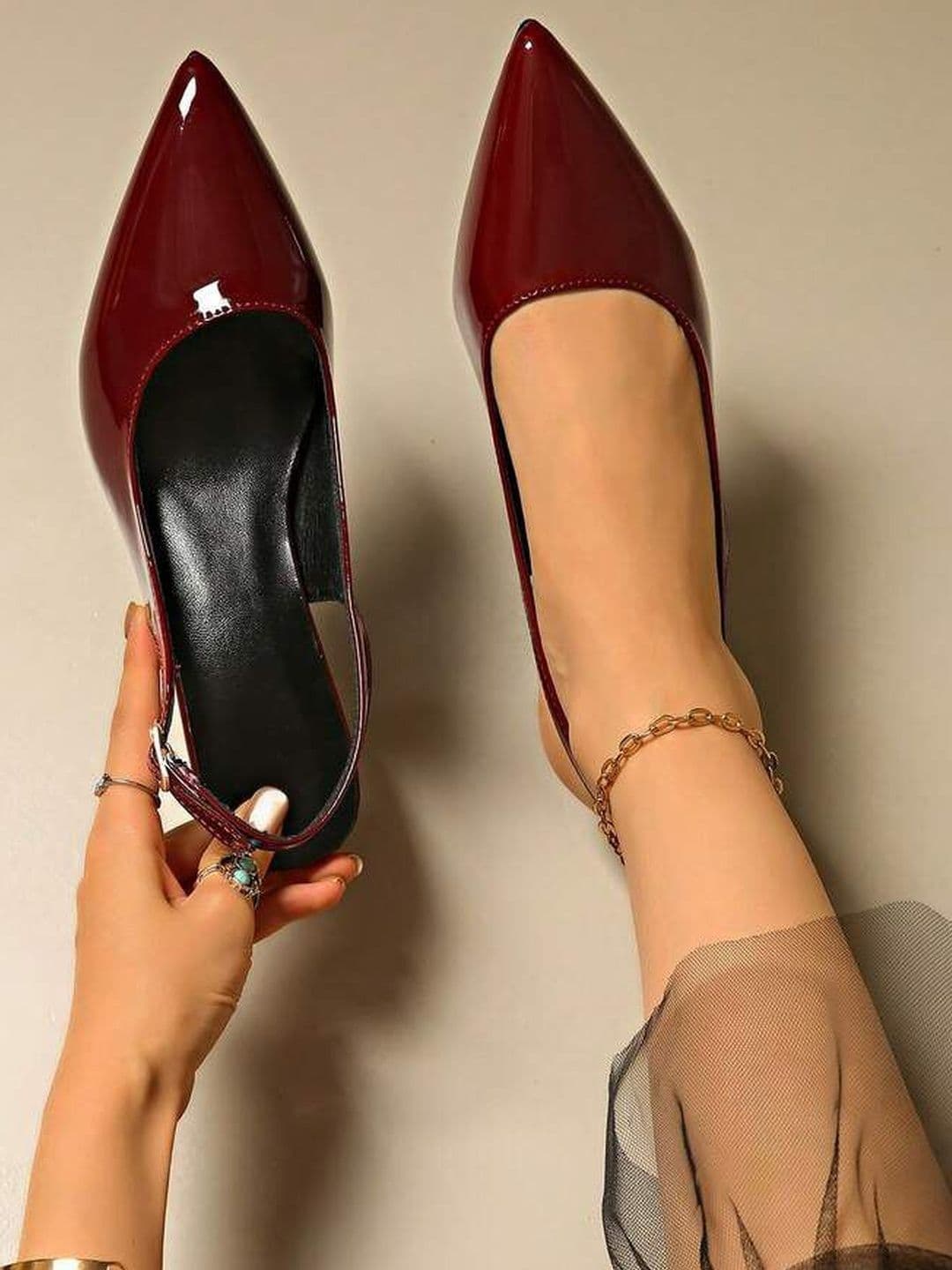 ALLEYSTRAP Party Kitten Pumps with Buckles thumbnail 4