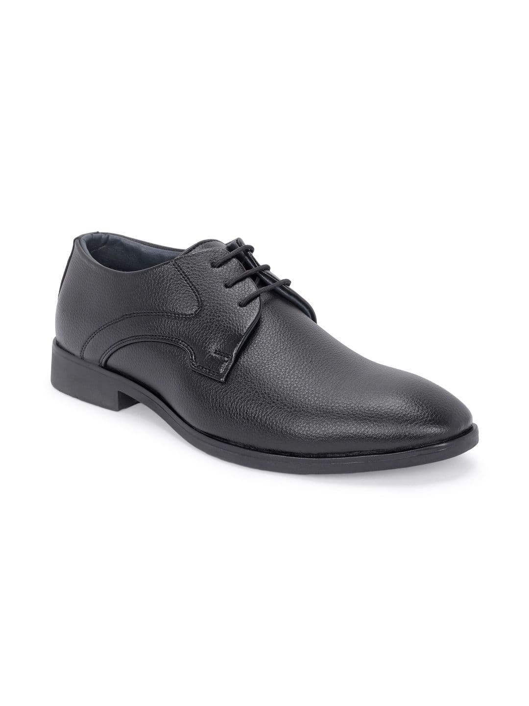 House of Pataudi Men Round Toe Lace-Ups Derbys Formal Shoes thumbnail 6