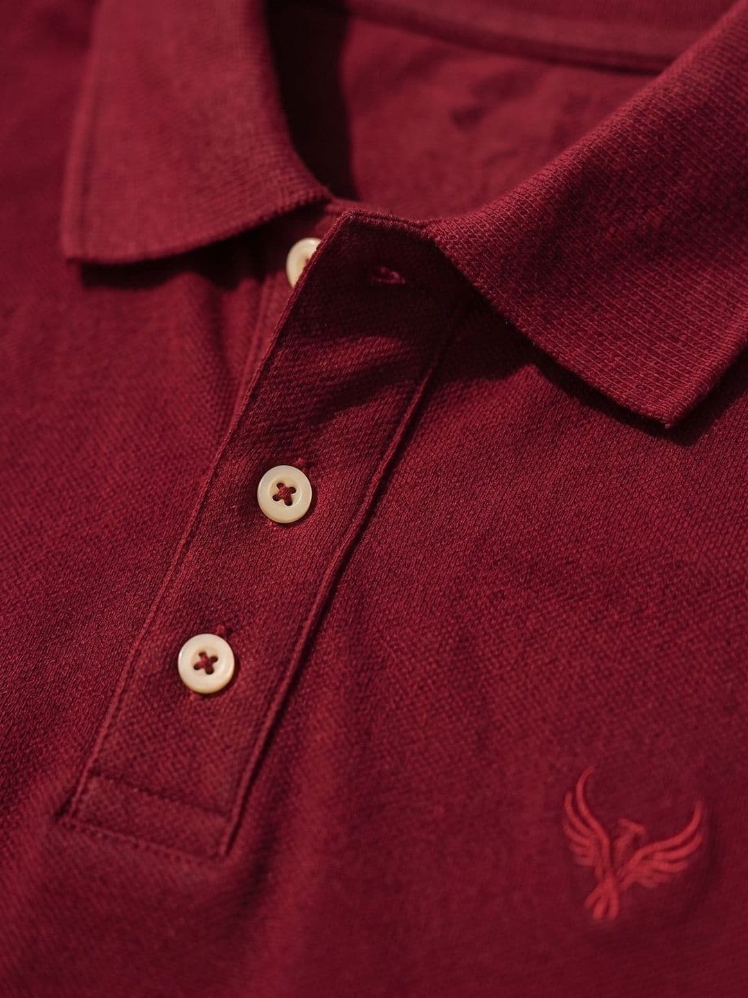 Utopium Men Brand Logo Polo Collar T-shirt thumbnail 4