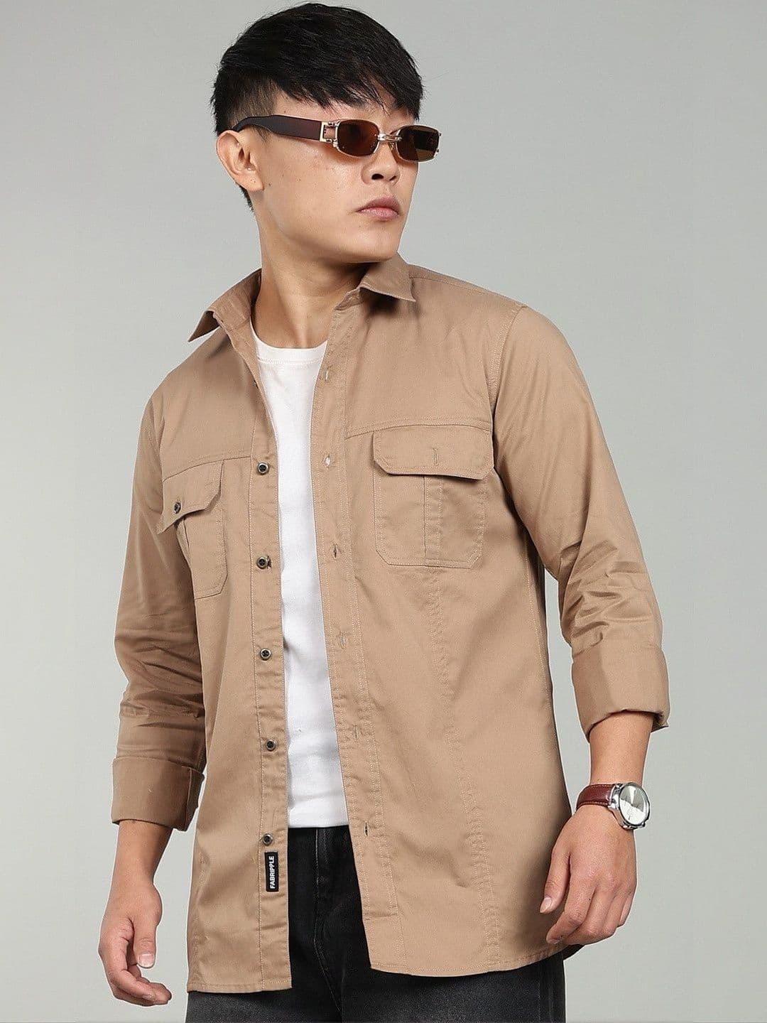 FABRIPPLE Men Classic Casual Shirt - view 1