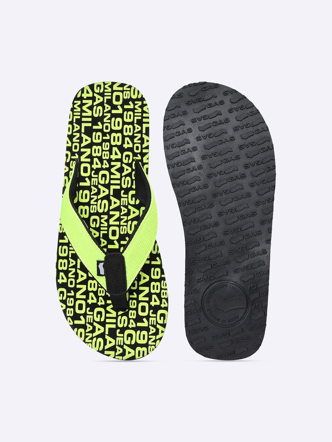 GAS Men StreetGrain Yellow FlipFlops thumbnail 2