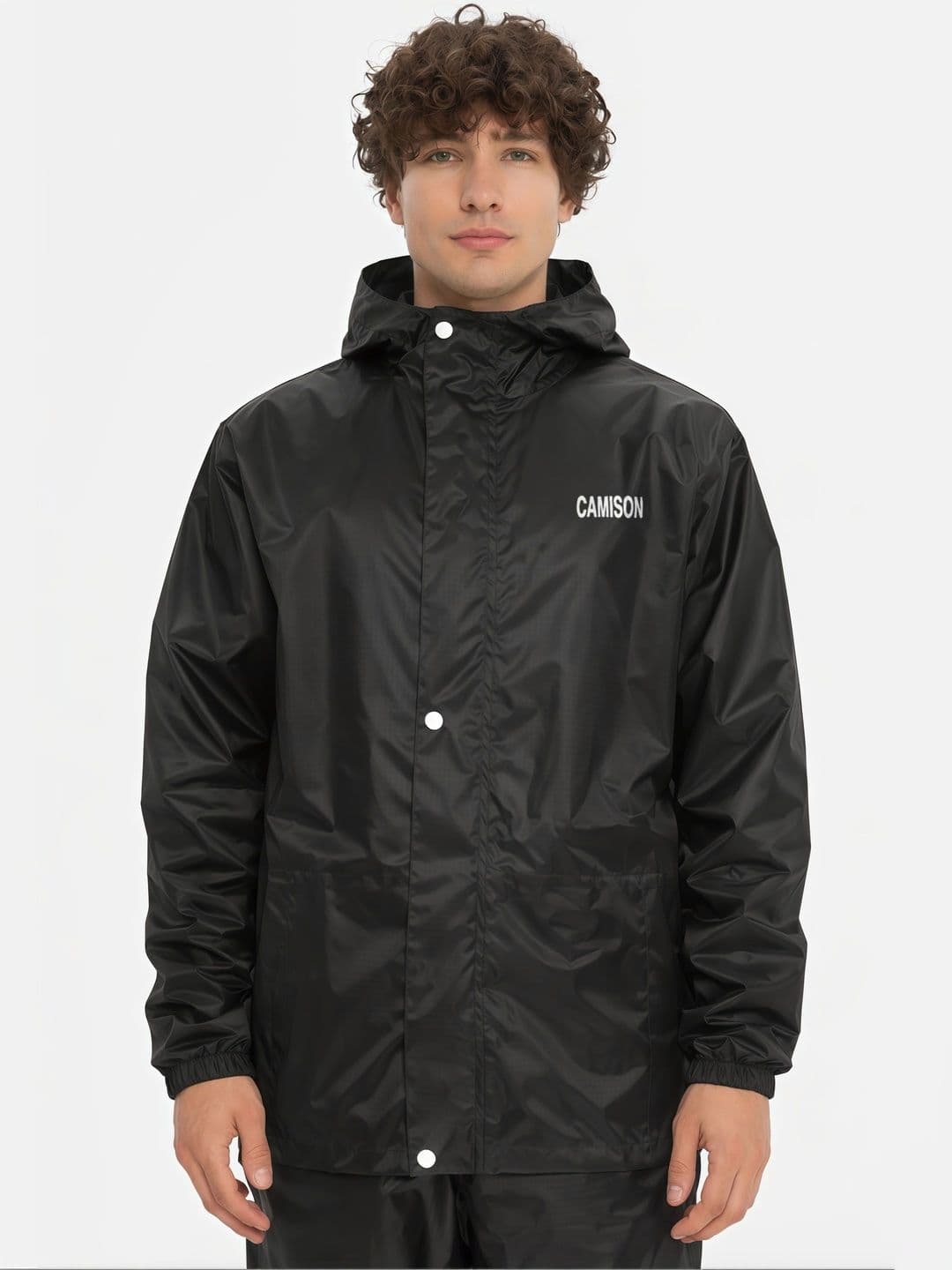 CAMISON Waterproof Hooded Rain Jacket