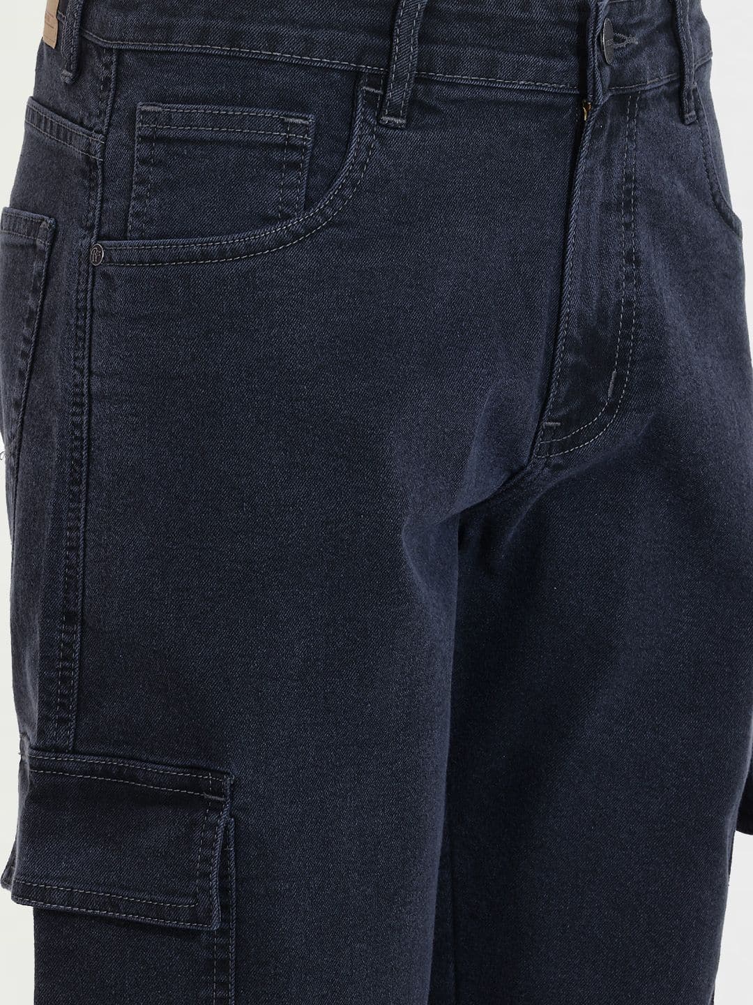 The Roadster Life Co. Men Stretchable Cargo Jeans thumbnail 2