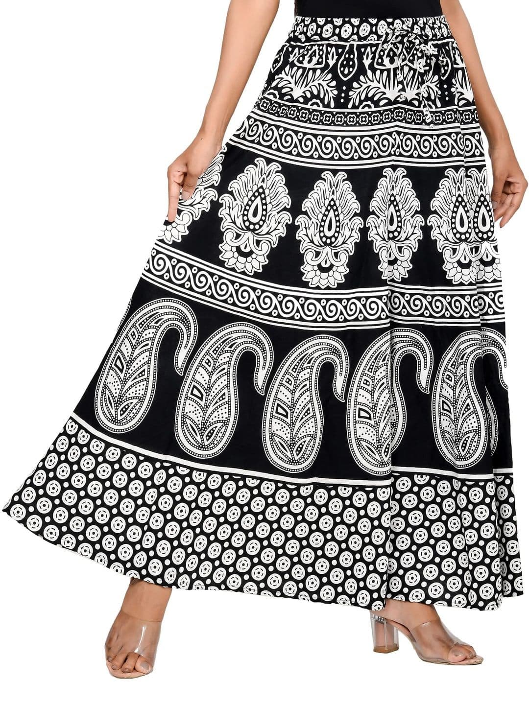 SAMJHI Women Ethnic Motifs Printed Ethnic Palazzos thumbnail 5