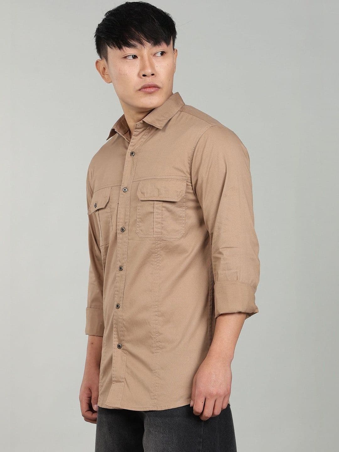 FABRIPPLE Men Classic Casual Shirt thumbnail 4