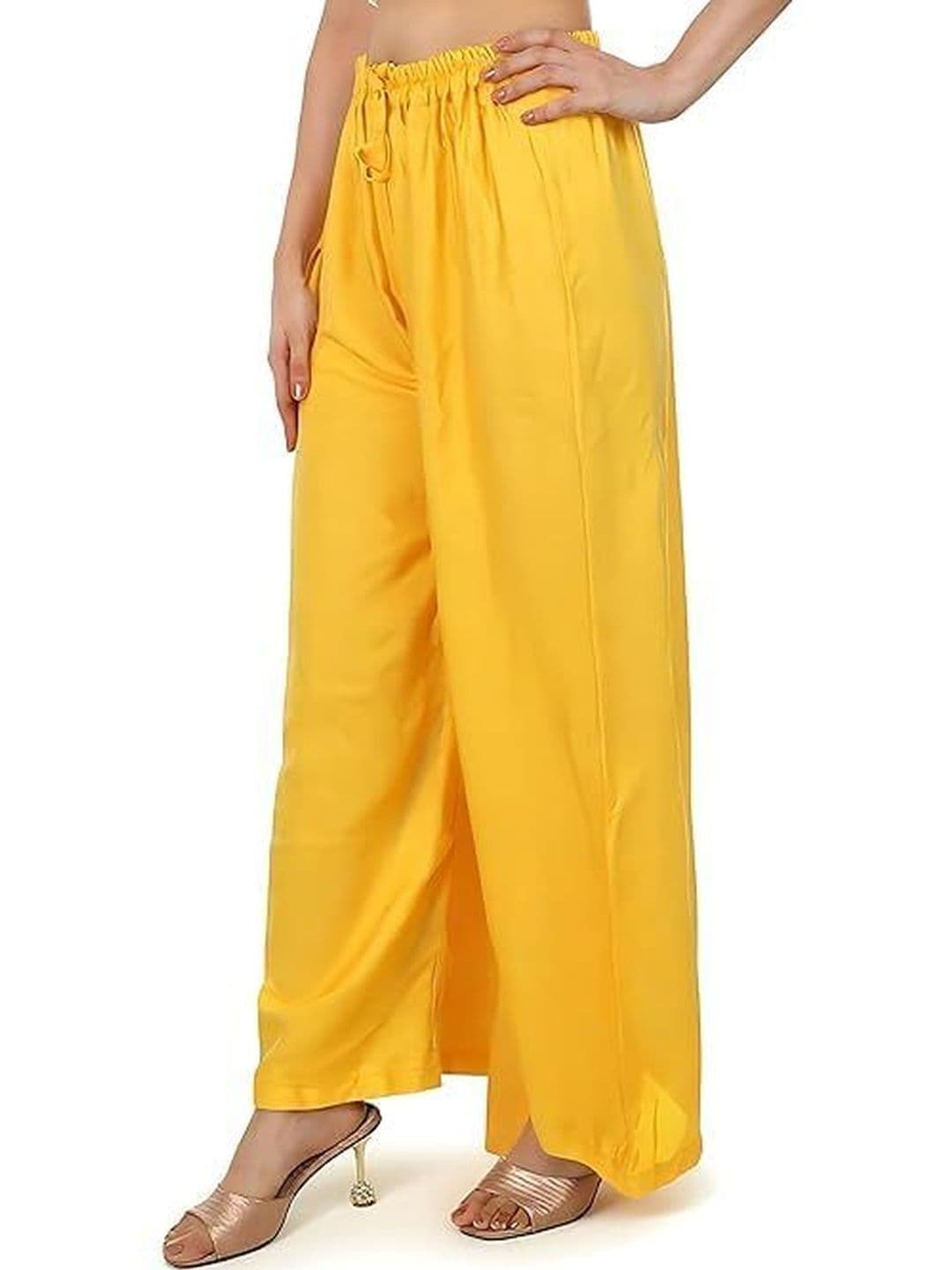 KGFONECLOTH Women Flared Knitted Ethnic Palazzos thumbnail 4