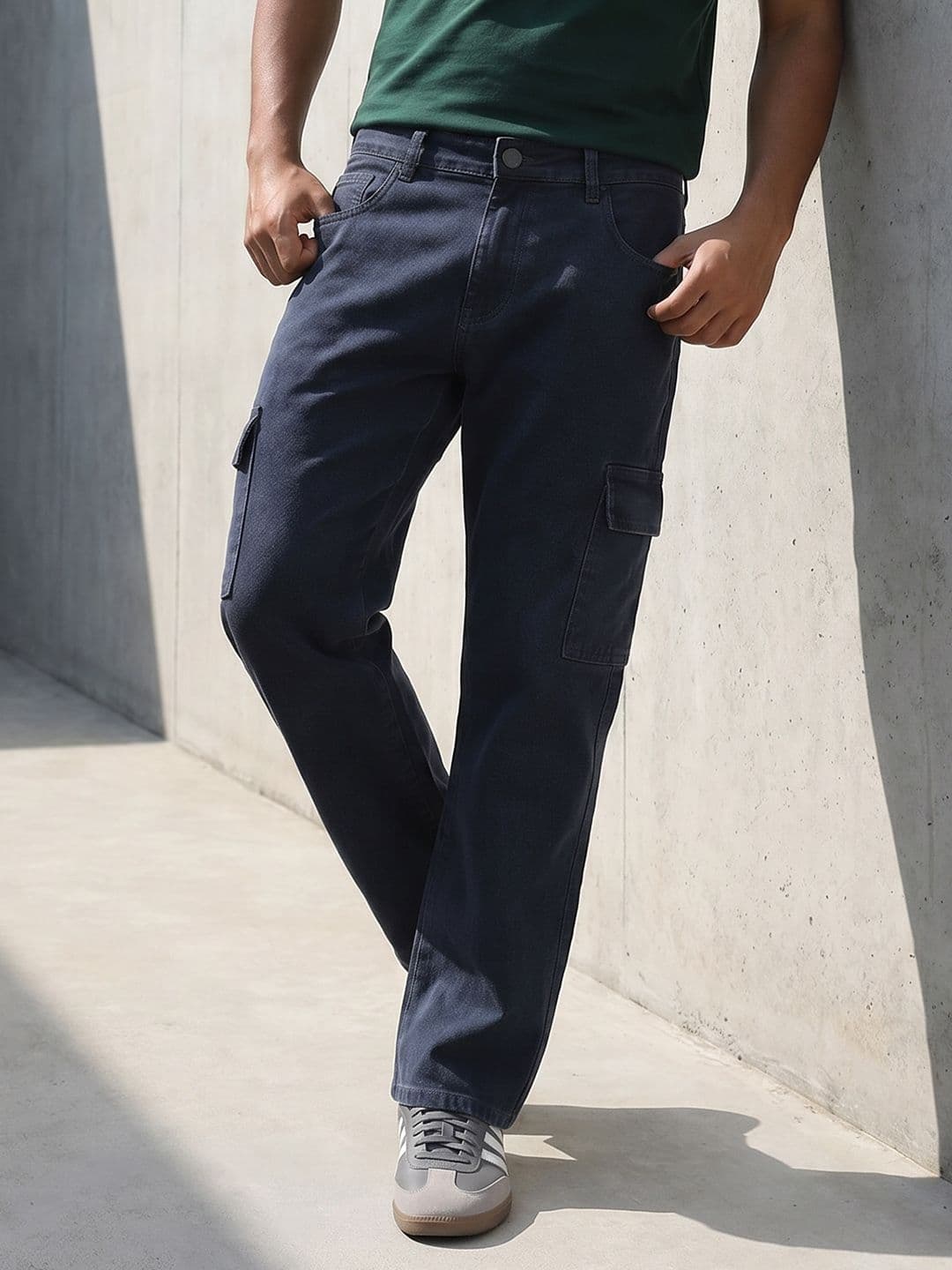 The Roadster Life Co. Men Stretchable Cargo Jeans - view 1