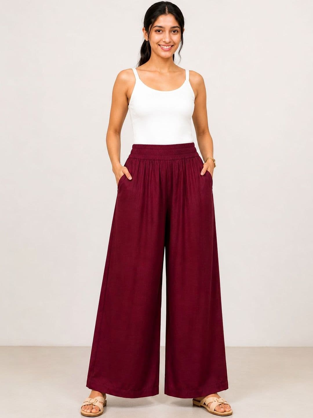 ZARISTAA Women Ethnic Palazzos thumbnail 2