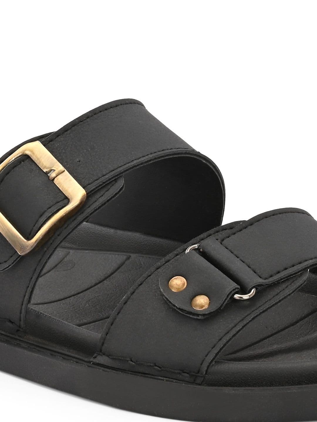 The Roadster Lifestyle Co Men Synthetic Leather Slip-On Comfort Sandals thumbnail 7